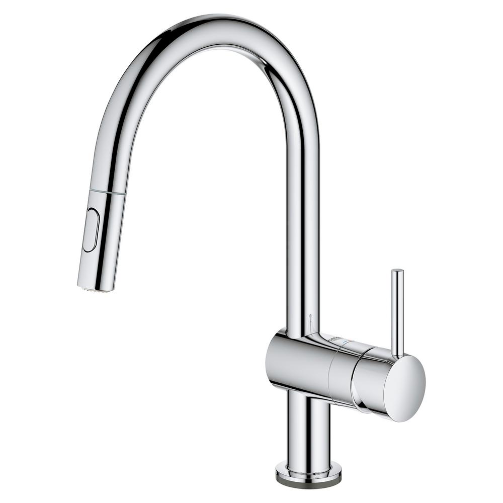 Grohe Minta Single Handle Touch Dual Spray Pull Out Sprayer Grohe Minta Single Handle Touch Dual