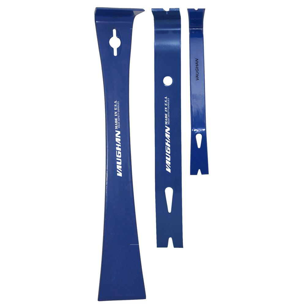 Vaughan Mini Steel Pry Bar Set (3Piece)222/BT90/444 The Home Depot