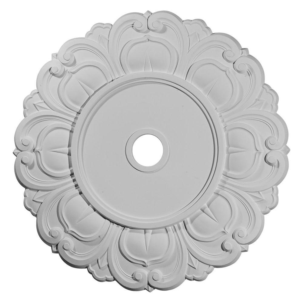 Ekena Millwork 32 1 4 In Angel Ceiling Medallion Cm32an The Home Angel Ceiling Medallion