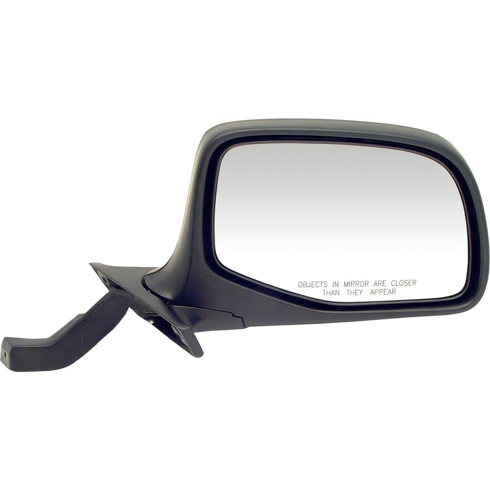 Dorman Side View Mirror Right, Manual, Paddle Design, Black and Chrome955228 The Home Depot