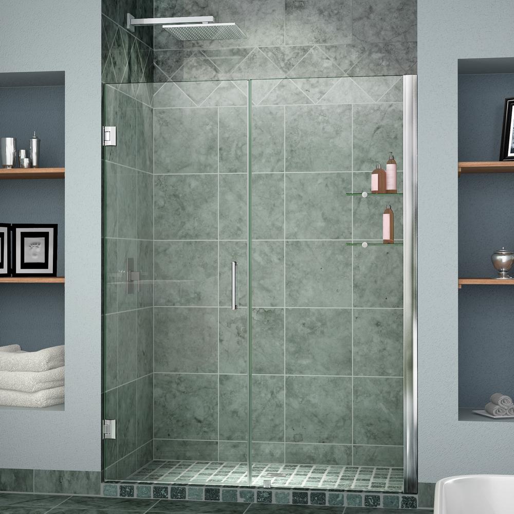 DreamLine Unidoor 35 to 36 in. x 72 in. Frameless Hinged Pivot Shower
