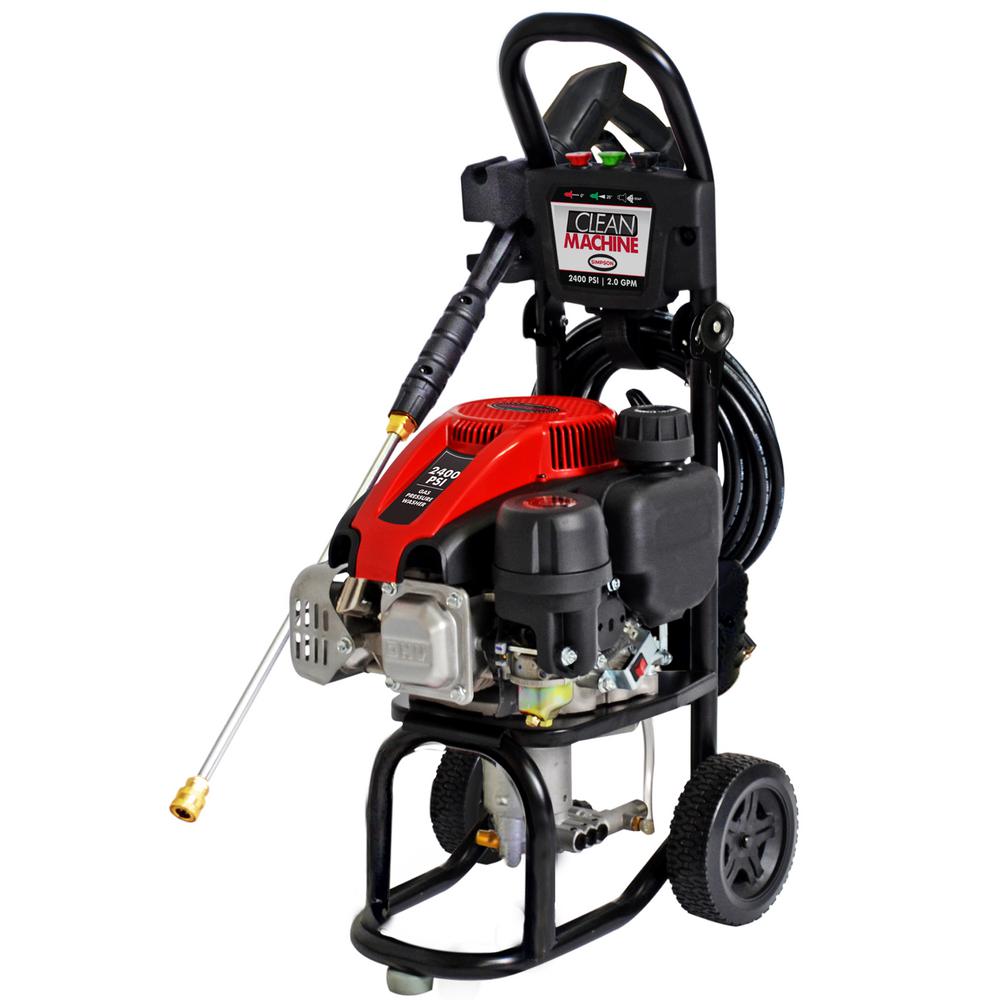 Simpson Clean Machine by Simpson 2400 PSI 2.0 GPM Gas Pressure Washer Powered by Simpson