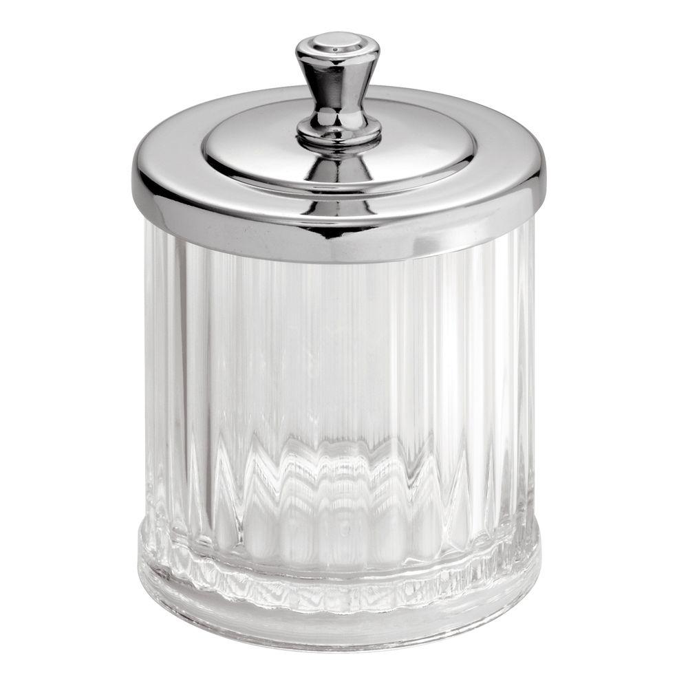 Alston Small Canister Clear/Chrome