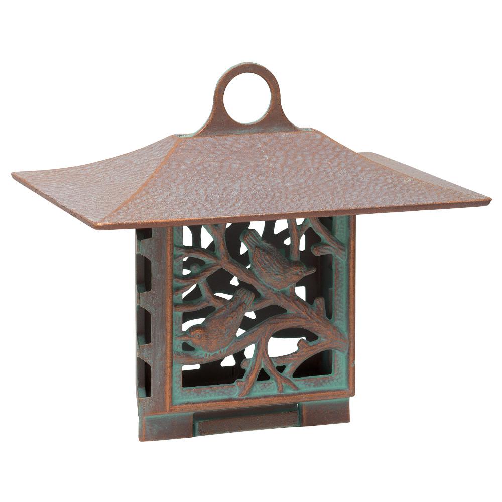 Whitehall Products Copper Verdigris Nuthatch Suet Feeder 30052