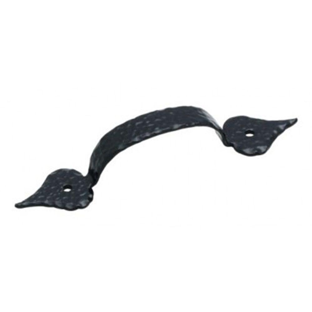 Hickory Hardware Charleston Blacksmith 3 in. Black Iron Pull