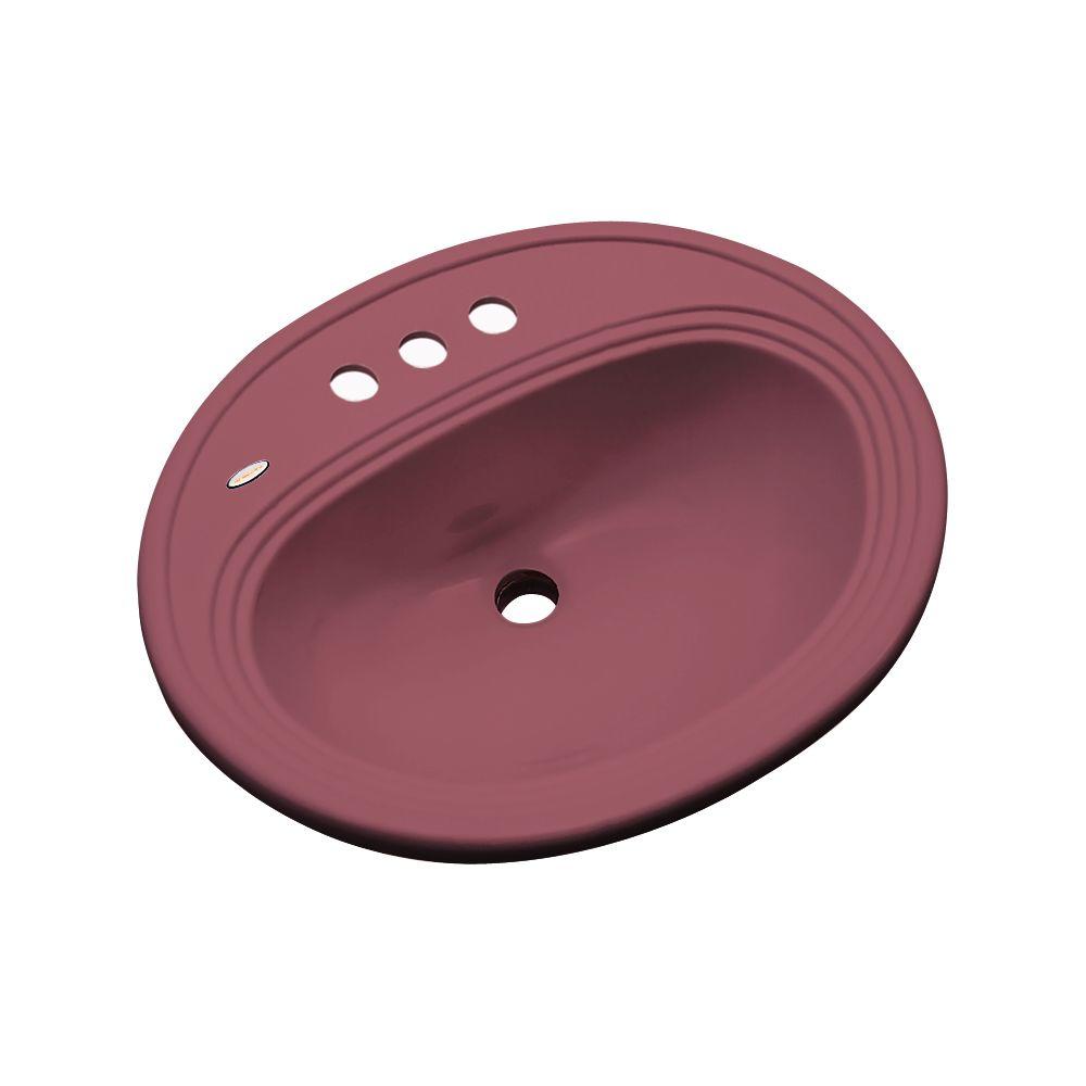 Thermocast Summit DropIn Bathroom Sink in Raspberry Puree93465 The