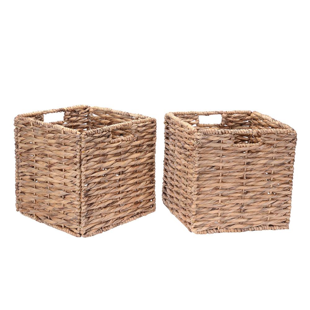 wicker basket storage boxes