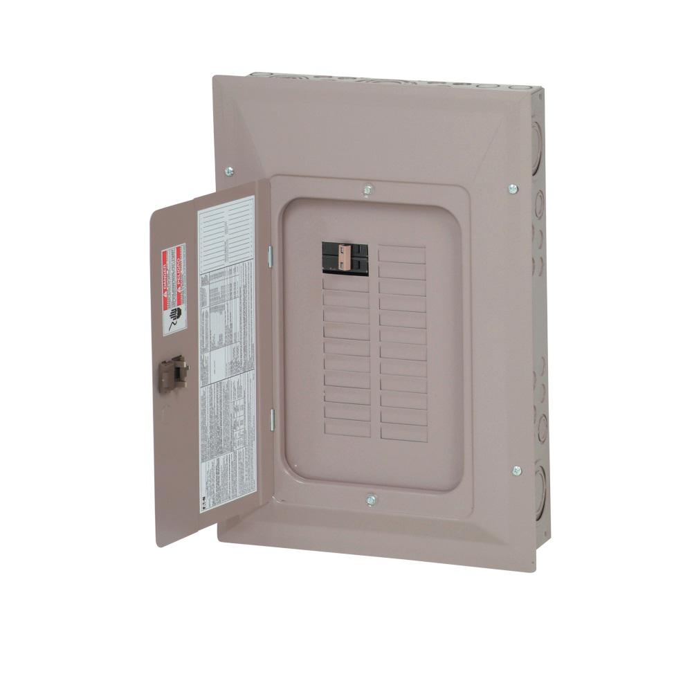 Eaton CH 100 Amp 22-Space 22-Circuit Main Breaker Renovation Panel with Cover
