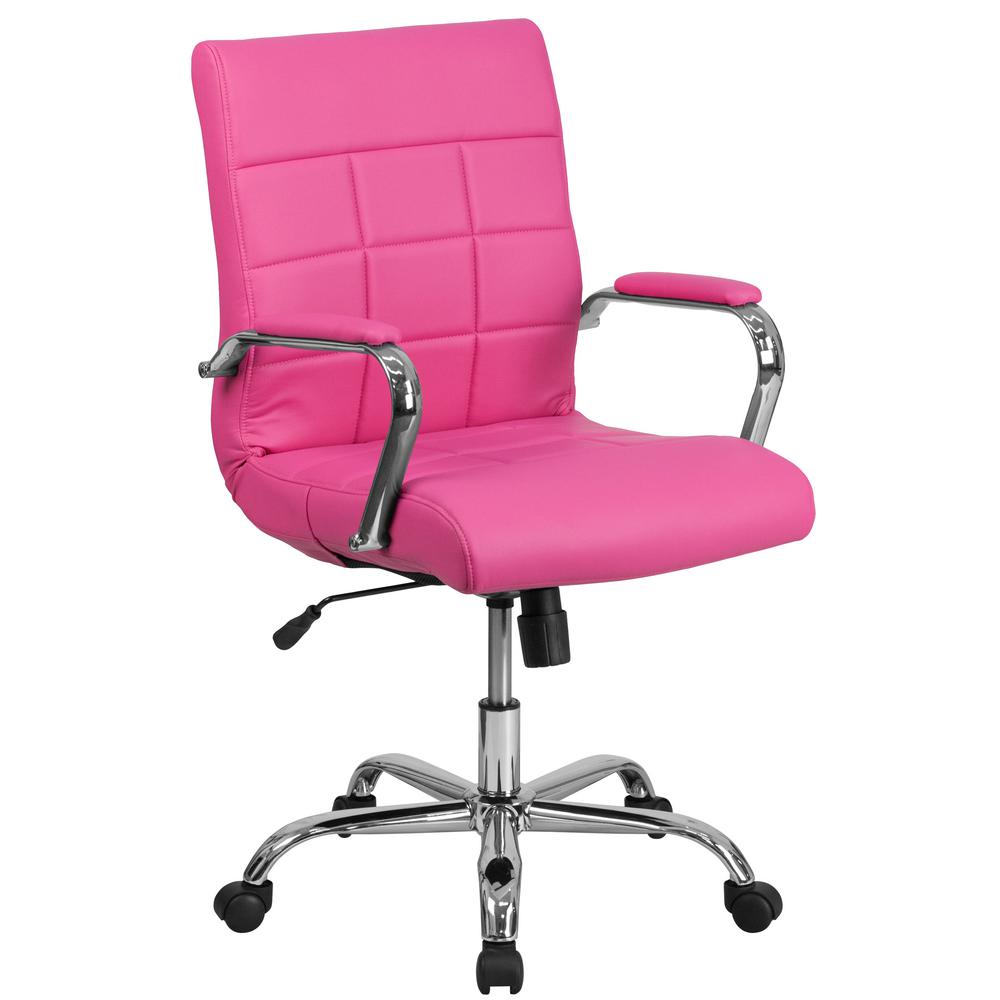 Flash Furniture Pink Office Desk Chair Go2240pk The Home Depot Flash Furniture Pink Office Desk Chair