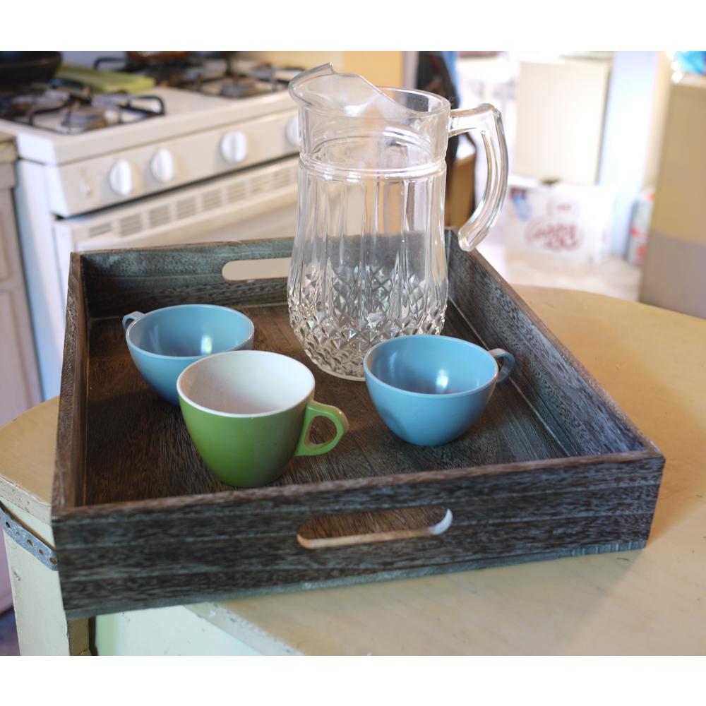 decorative serving trays with handles