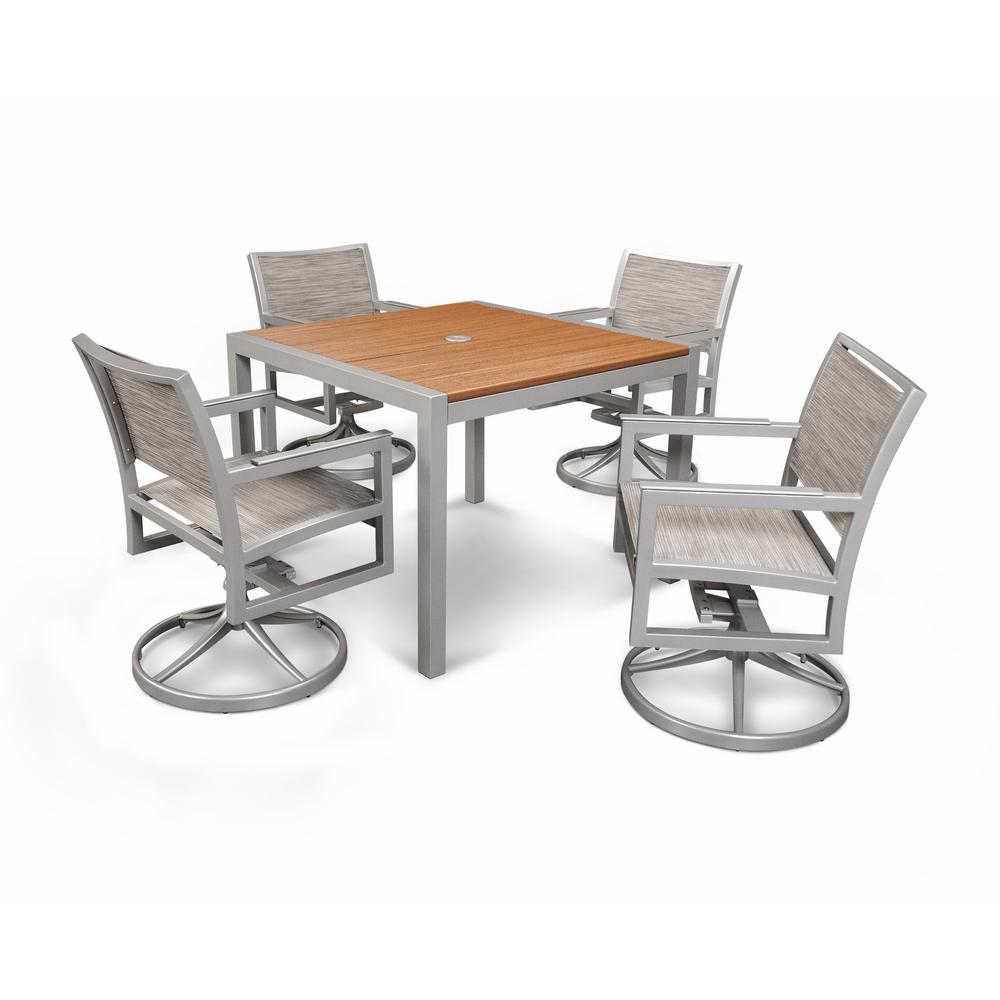 Trex Outdoor Furniture Parsons 5 Piece Plastic Patio Dining Trex Outdoor Furniture Parsons 5 Piece Plastic Patio Dining Set