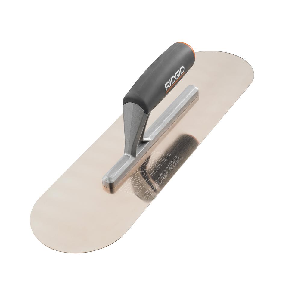 RIDGID 16 in. x 41/2 in. Stainless Steel Pool TrowelCM4001 The Home