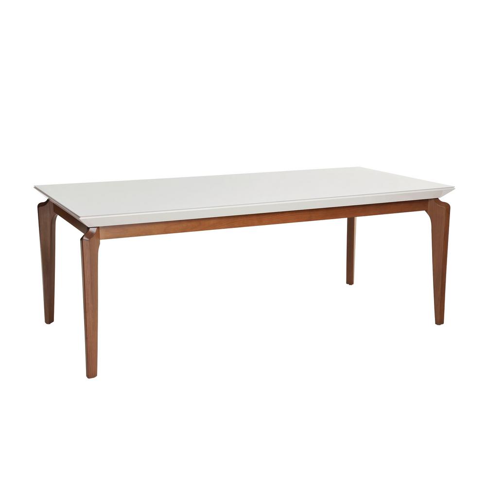 Manhattan Comfort Payson 72 04 In White Gloss Gl Top Dining Manhattan Comfort Payson 72 04 In White Gloss Gl Top Dining Table