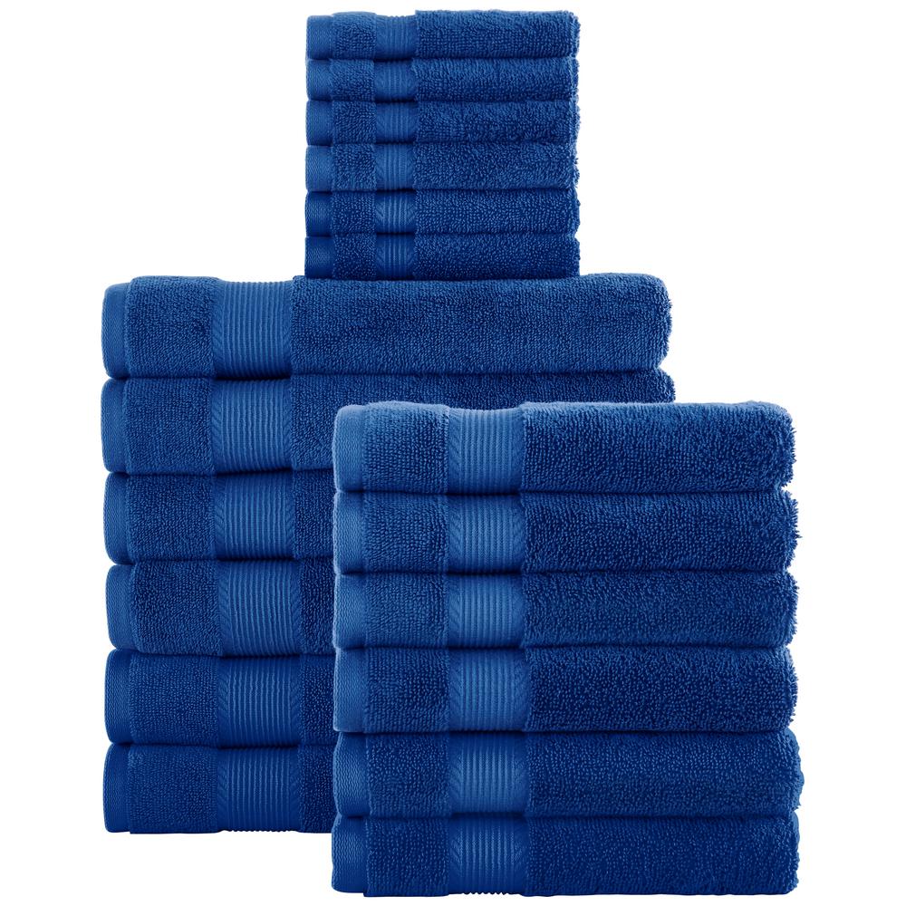 StyleWell 18Piece Hygrocotton Towel Set in White AT17641_white The Home Depot