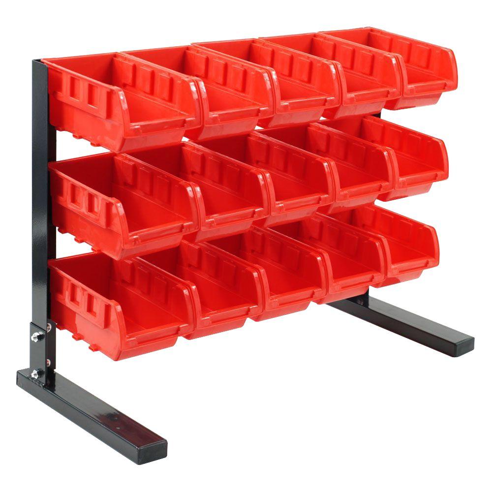 Stalwart Stackable Bench Top Parts Rack755186 The
