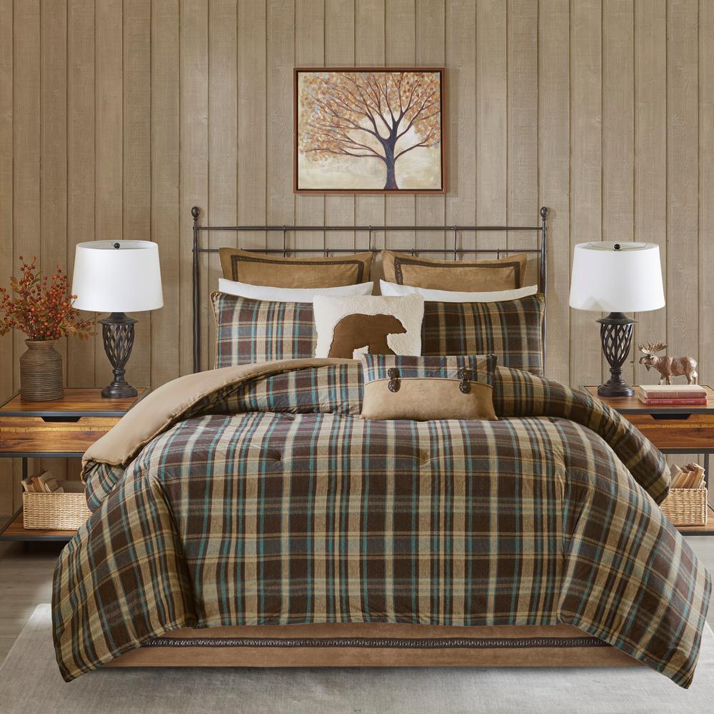 Woolrich Hadley 4Piece Multicolored Queen Comforter SetWR10080 The