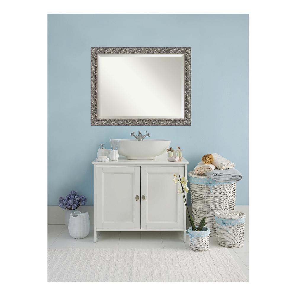 Amanti Art Silver Luxor Wood 46 In W X 36 H Single Contemporary Amanti Art Silver Luxor Wood 46 In W X 36 H Single Contemporary