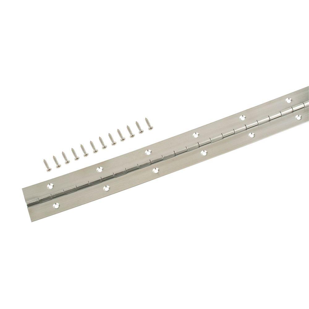 Everbilt 11/2 in. x 48 in. Stainless Steel Continuous Hinge14609