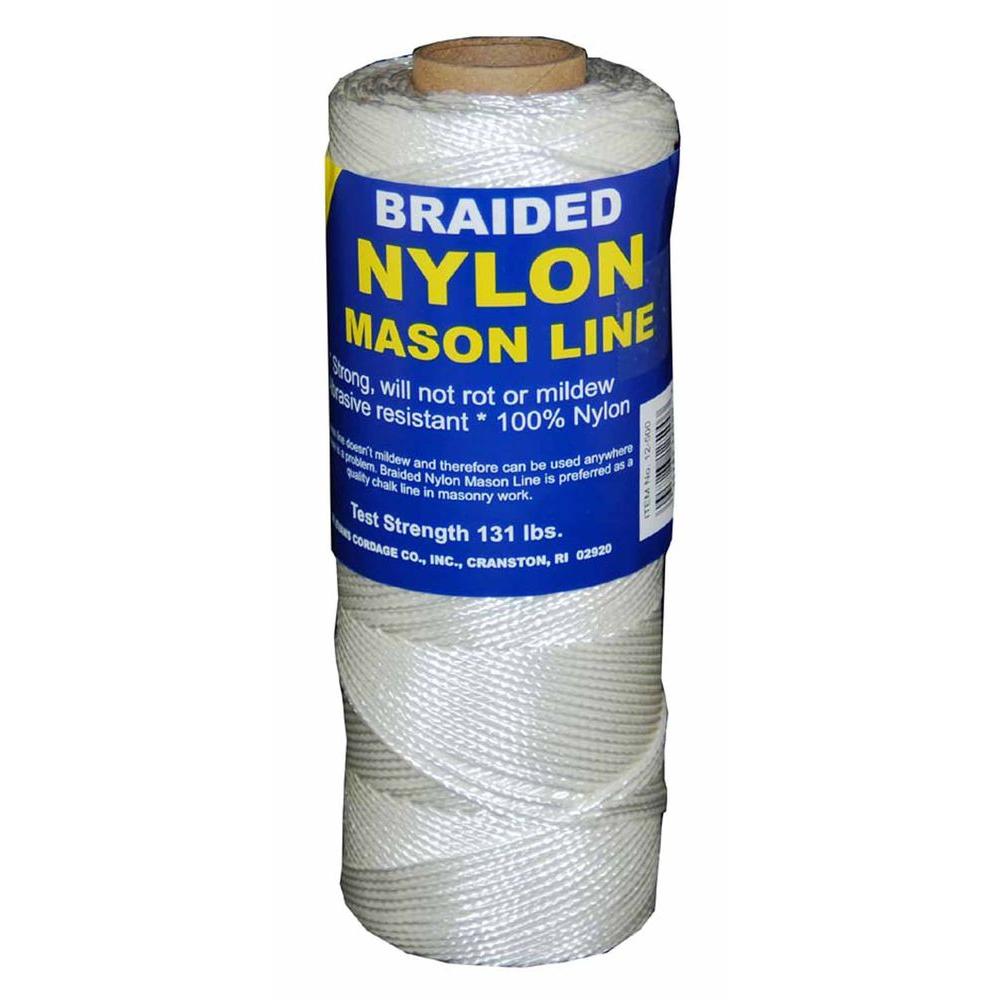 Goldblatt Braided Masonry Nylon Line 500ft Chalk Plumb Line G11241