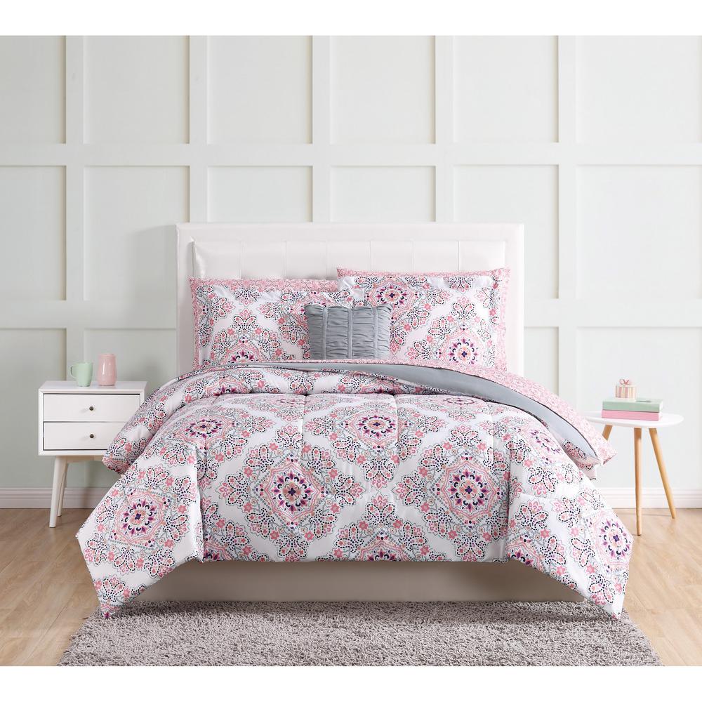 Style 212 Shirley Pink Twin Xl Bed In A Bag Bib2709pktx 00 The Style 212 Shirley Pink Twin Xl Bed In A Bag
