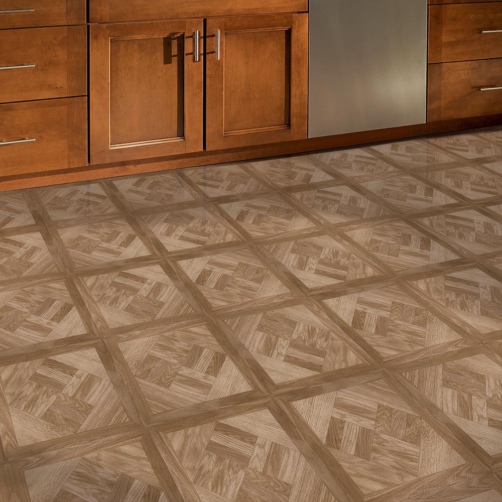 Trafficmaster Chaucer 12 In Width X, Stick Down Floor Tile Home Depot