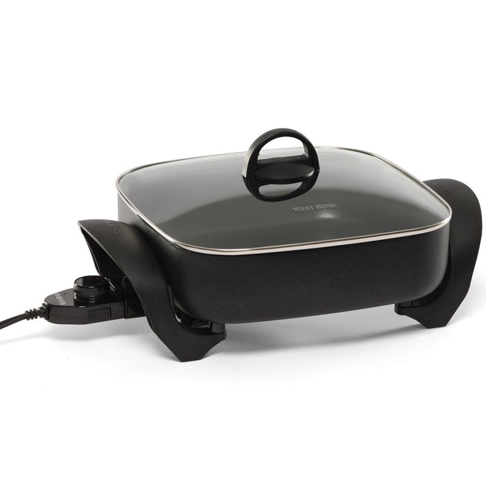 West Bend Extra Deep Electric Skillet 72212FOCUS The Home Depot