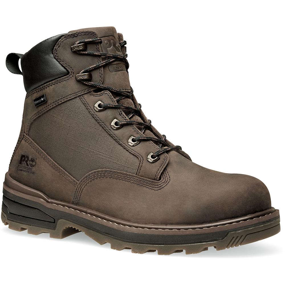 Work Boots Composite Toe Brown Size 