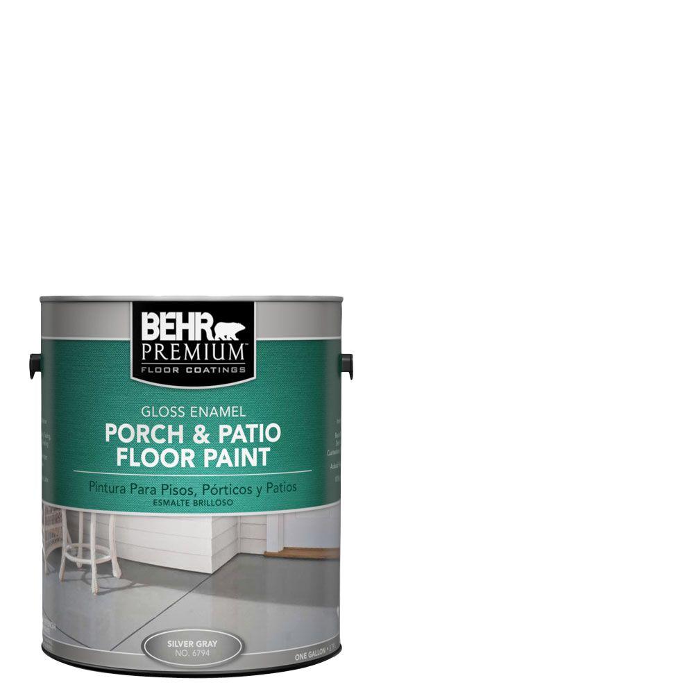 Behr Premium 1 Gal 6705 Ultra Pure White Gloss Interior Exterior Behr Premium 1 Gal 6705 Ultra Pure White Gloss Interior Exterior Porch And Patio Floor Paint 670501 The Home Depot