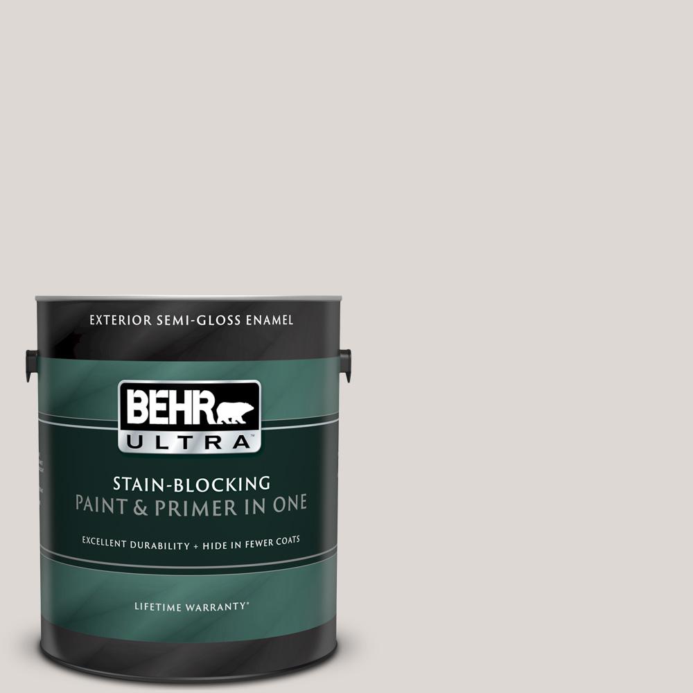 BEHR ULTRA 1 gal. 790A2 Ancient Stone SemiGloss Enamel