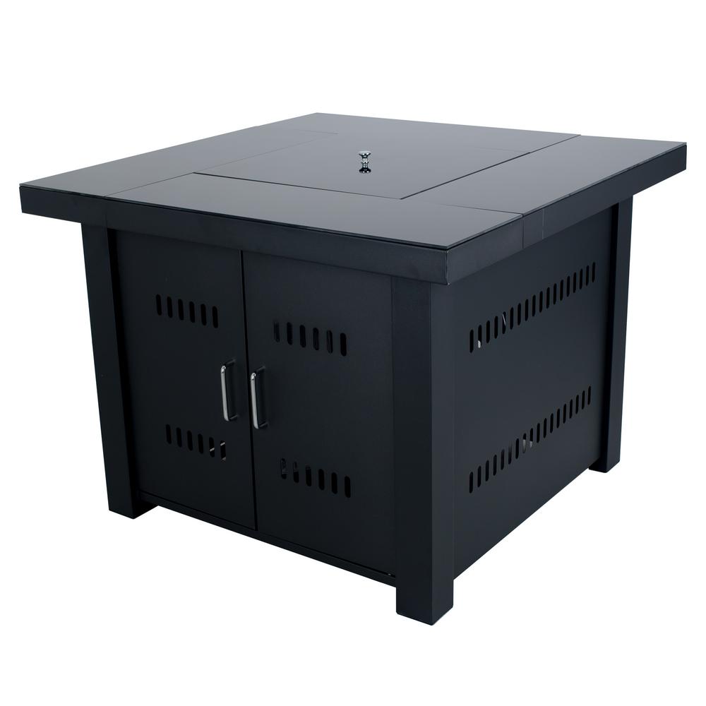 Pleasant Hearth Sheridan 38 In X 29 In Square Steel Propane Gas