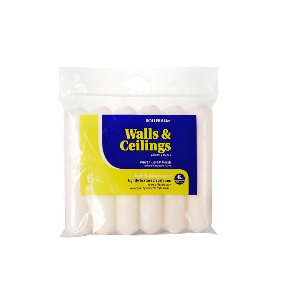 6 in. x 3/8 in. Dralon Mini Roller Covers (6Pack)6WV0386 The Home Depot