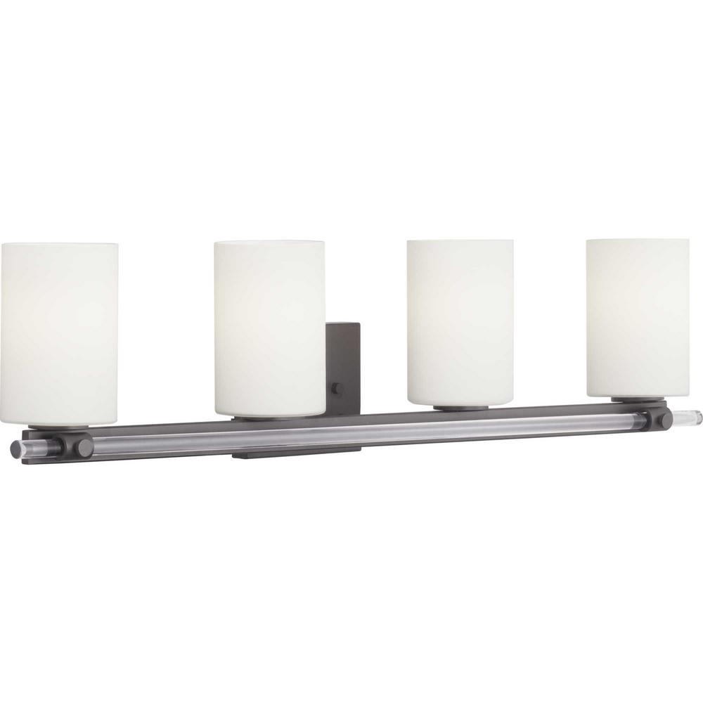 Progress Lighting Lisbon Collection 4 Light Black Vanity Lisbon Collection 4 Light Black Vanity