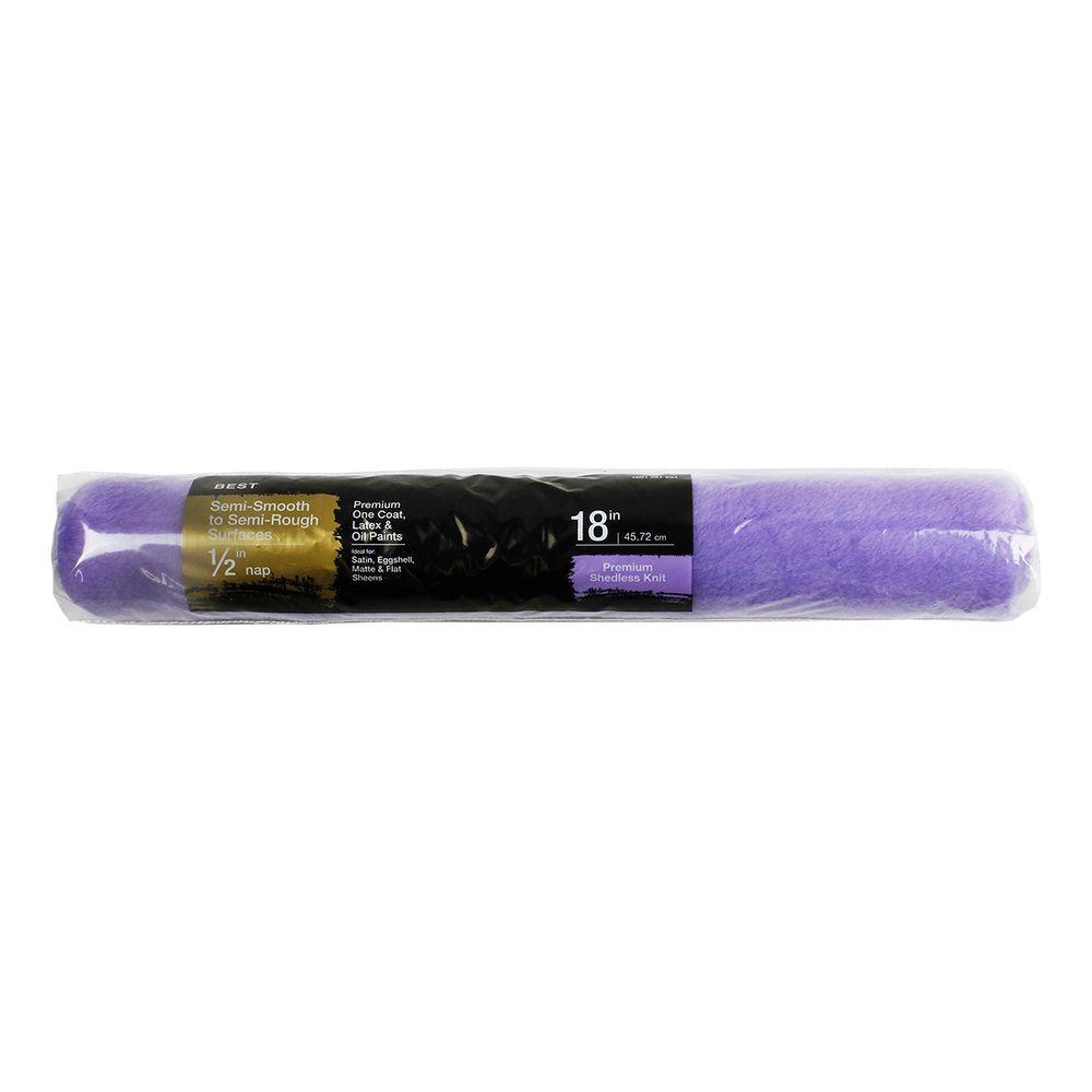 18 in. x 1/2 in. High Capacity Polyester Knit Roller CoverHD RC 350 1800N The Home Depot