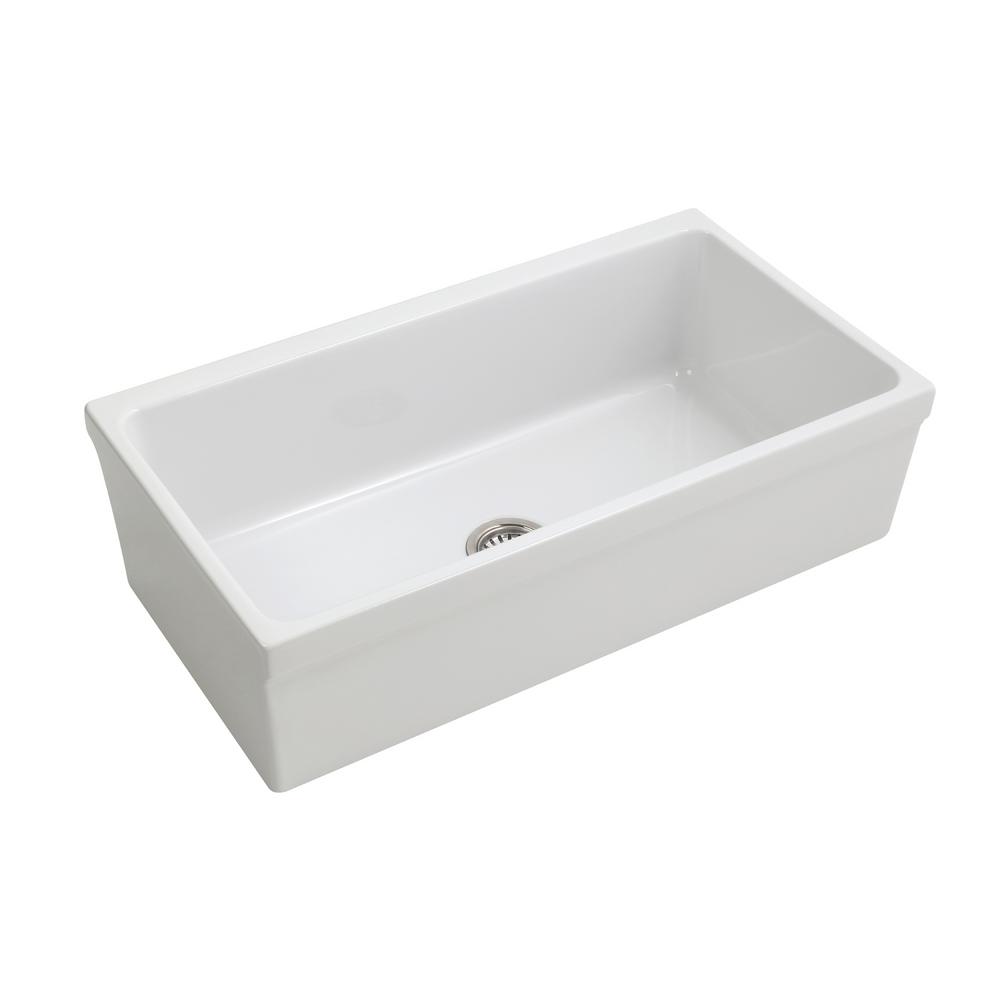 Sinkology Josephine Quick Fit Drop In Farmhouse Fireclay 33 85 Sinkology Josephine Quick Fit Drop In