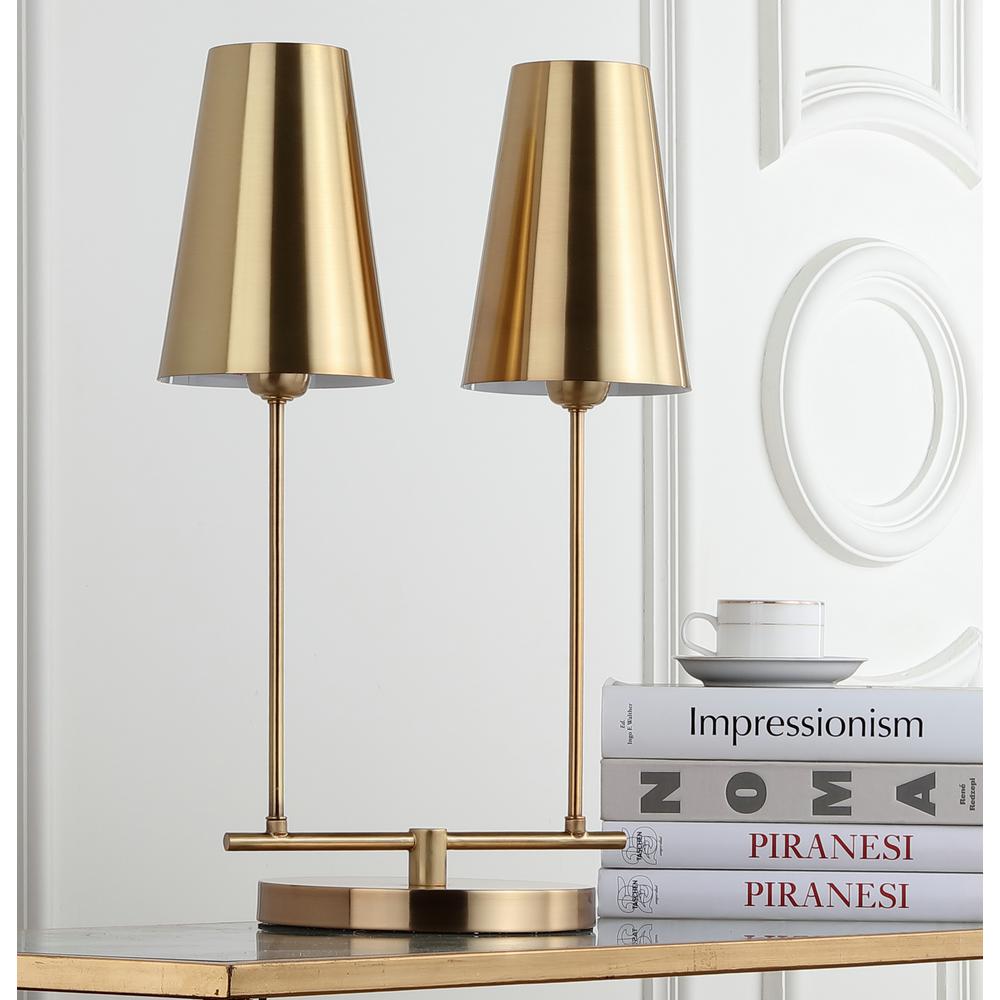 gold coloured table lamps