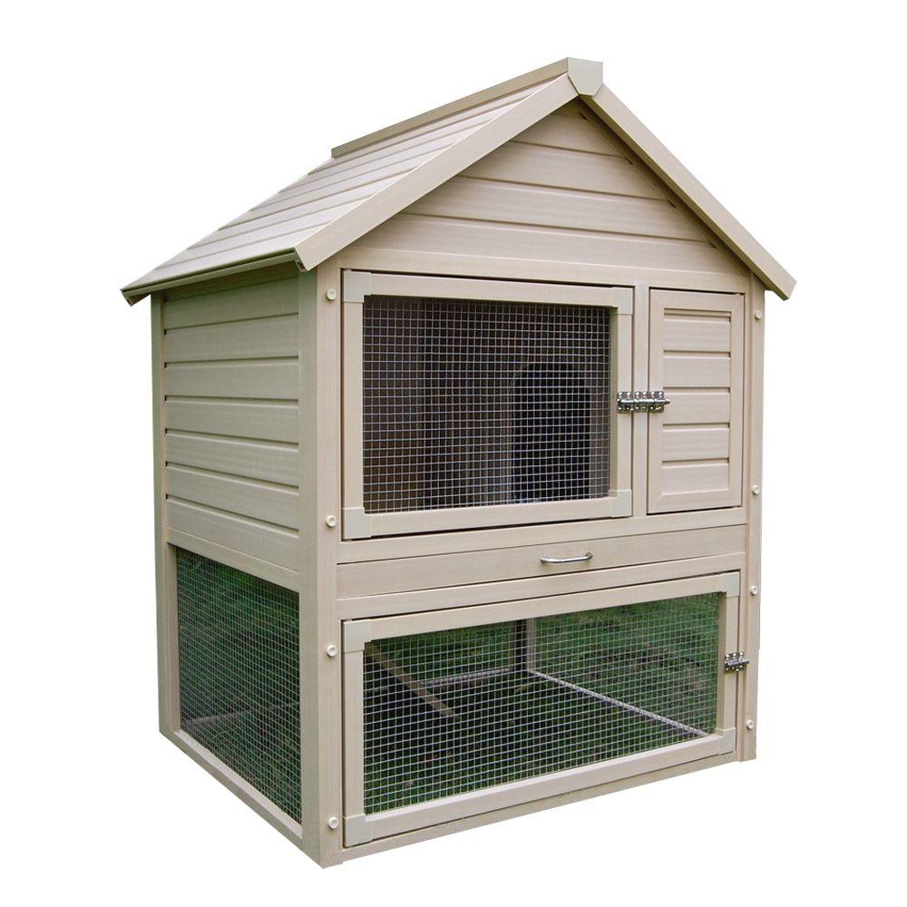 large plastic rabbit hutch