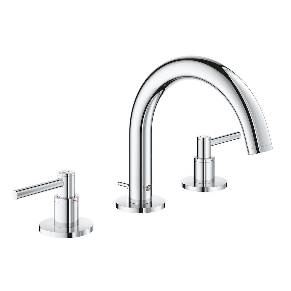 Grohe Atrio 8 In Widespread 2 Handle S Size Bathroom Faucet Grohe Atrio 8 In Widespread 2 Handle S