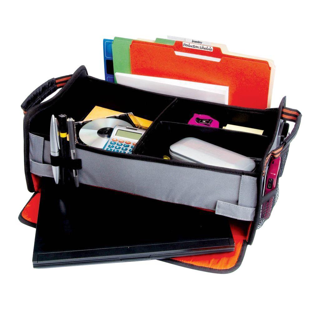Highland Front Seat Office En Route Organizer With Integrated Laptop Highland Front Seat Office En Route Organizer With Integrated Laptop Storage Compartment