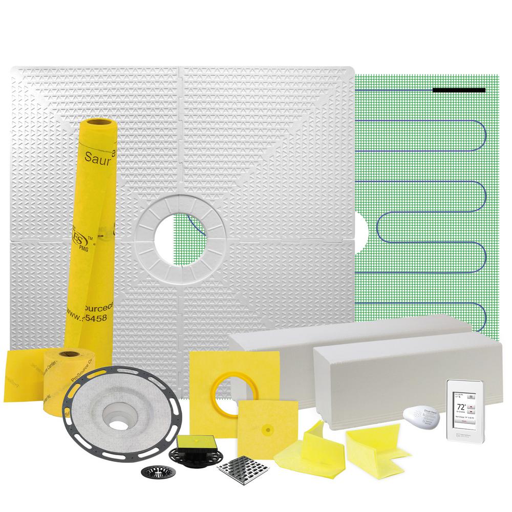 Warmlyyours Pro Gen Ii 48 In X Floor Heating And Shower Floor Heating And Shower