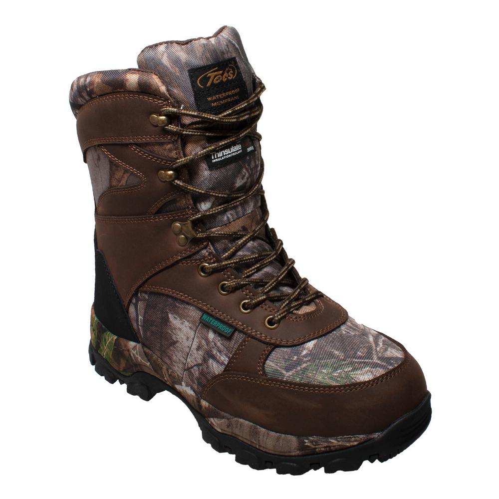 Tecs Men's Size 8.5 Camo Brown 10 in. Hunting Boots-9871-W085 - The ...