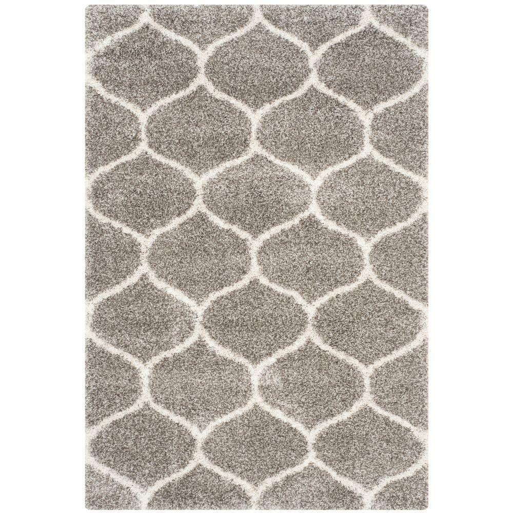 Gray 6 X 9 Area Rugs The Home Depot Hudson Gray Ivory 6 Ft X 9 Area Rug