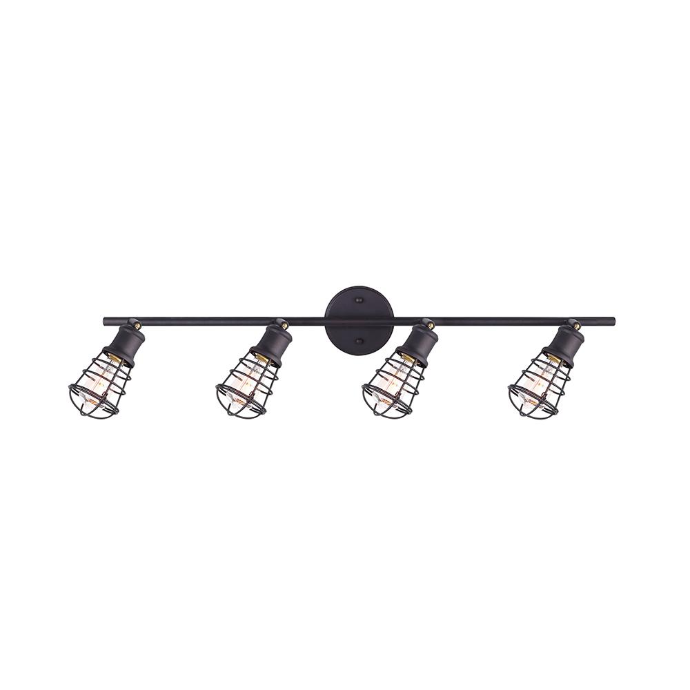Canarm IT299A03ORB10 Taylor 3-Bulb Wall Mount Track Light Oil Rubbed Bronze