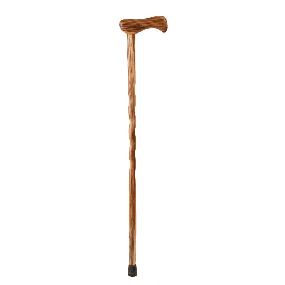 Brazos Walking Sticks 40 in. Twisted Zebrawood Walking Cane-502-3000 ...