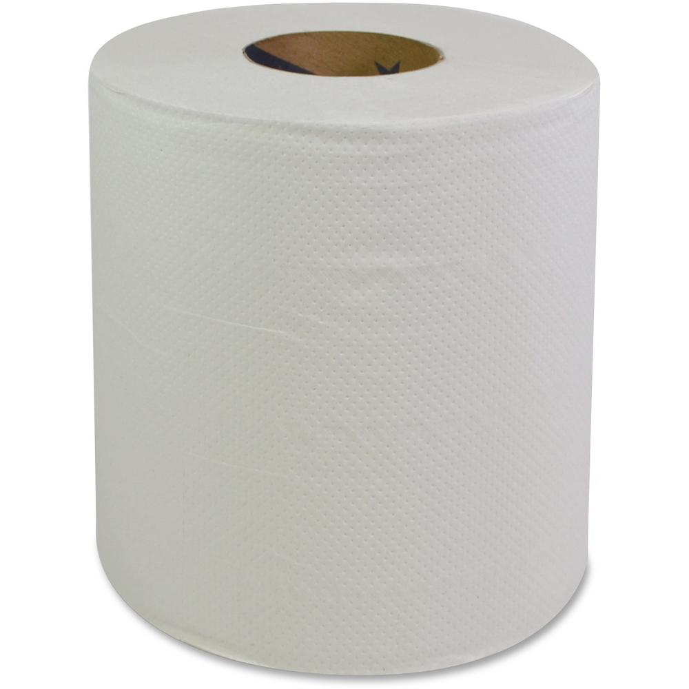 Download Unbranded White Center Pull Dispenser Paper Towels (360 Sheets per Roll 6 Rolls per Carton ...