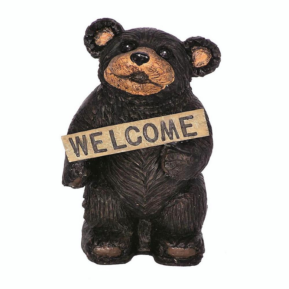 Bear Wood Garden Statues Outdoor Decor The Home Depot Bear Wood Garden Statues Outdoor Decor The Home Depot