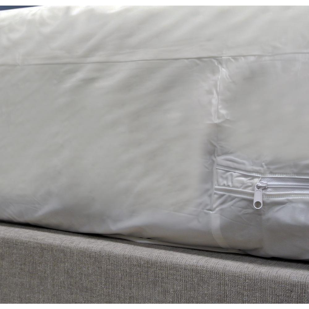 Sleep-Safe ZipCovers Gauge Bed Bug, Dust Mite, and Allergen Proof Queen  Vinyl Mattress Or Box Spring Cover