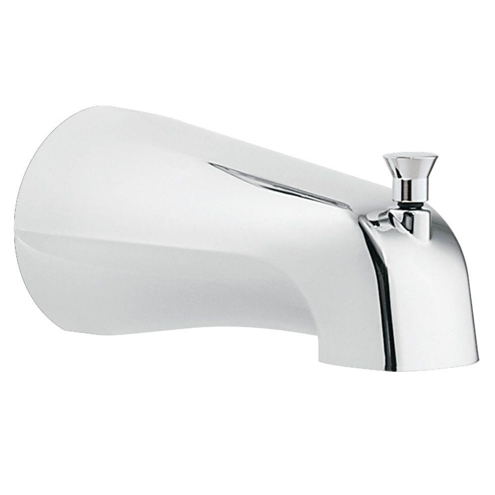 Reviews For Moen Diverter Tub Spout With Slip Fit Connection In Chrome 3801 The Home Depot