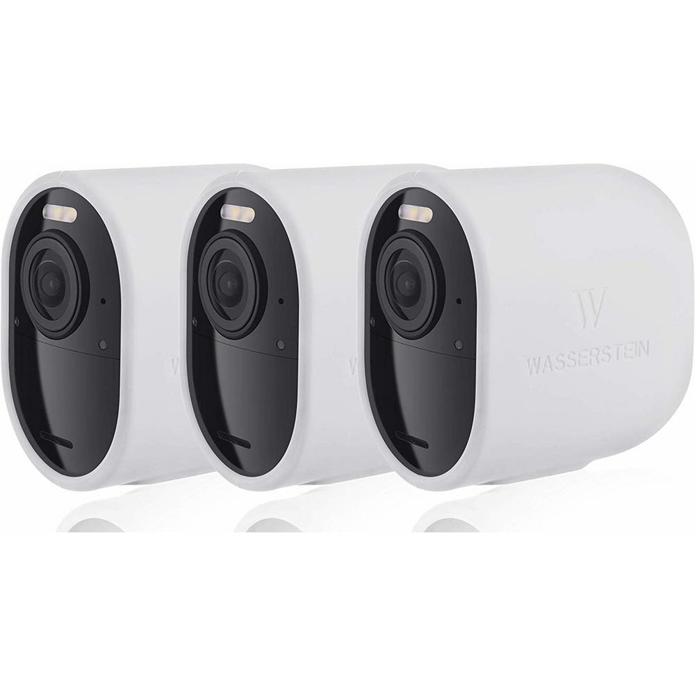 White 3 pcs Silicon Sleeves for Arlo Ultra Security Camera Skins for Arlo Pro3 Cam /& Mount Base by Sully - Ultra HD Series Skins w//Mount Cover Silicone Case for Arlo Ultra 4K /& Arlo Pro 3