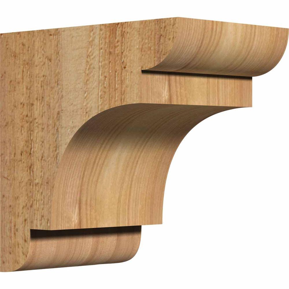 Corbels Moulding Millwork The Home Depot 4 In X 6 Western Red Cedar New Brighton